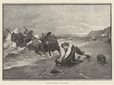 Schmuggler überrascht, ein kritischer Moment von George Edward Robertson