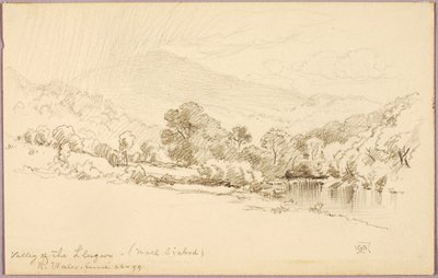 Tal des Llugwy (Moel Siabod), Nordwales von George Elbert Burr
