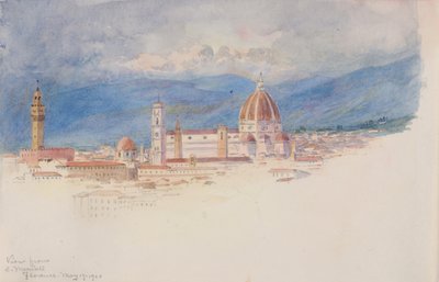 Blick von S. Miniato, Florenz von George Elbert Burr