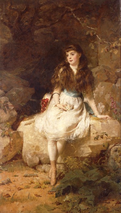 Lady Edith Amelia Ward, Tochter des 1. Earl of Dudley, 1883 von George Elgar Hicks