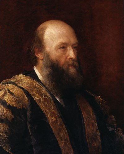 Porträt von Robert Gascoyne-Cecil, 3. Marquess of Salisbury (1830-1903) von George Frederic Watts