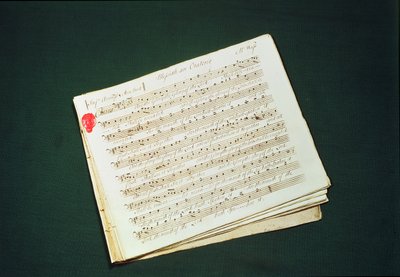 Originalpartitur des Messias von George Frederick Handel