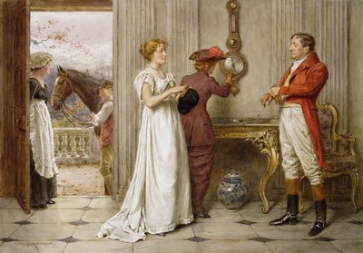 Ein südlicher Wind und ein bewölkter Himmel von George Goodwin Kilburne