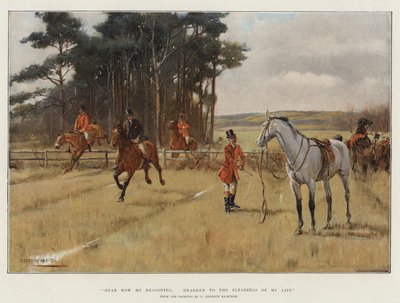 Höre nun mein Argument, höre auf die Plädoyers meiner Lippen von George Goodwin Kilburne
