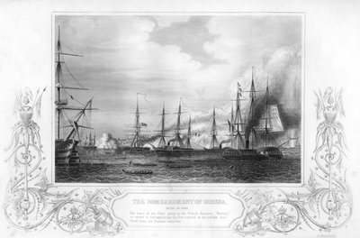 Die Bombardierung von Odessa, Ukraine, während des Krimkrieges, 1854 1857 von George Greatbatch