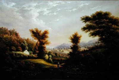 Mädchen auf einem Pfad von George Gunter Hartwick