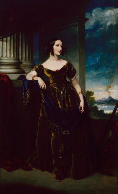 Porträt einer jungen Frau, ca. 1845 von George Hayter