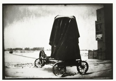 Zementmühle in einer Winterlandschaft bei der Overtoom in Amsterdam von George Hendrik Breitner