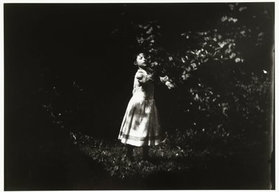 Porträt eines Mädchens in einem Garten von George Hendrik Breitner