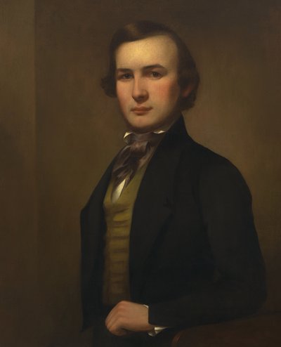 George Henry Durrie Selbstporträt von George Henry Durrie