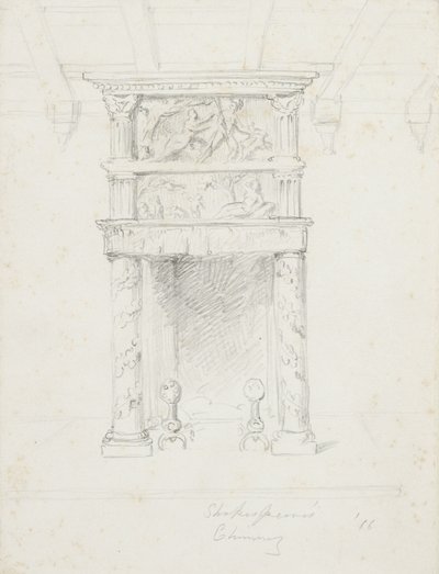 Shakespeares Kamin, 1866 von George Henry Hall