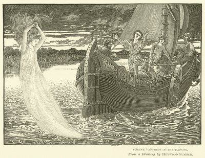 Undine verschwindet in der Donau von George Heywood Maunoir Sumner