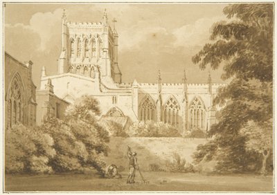 Südansicht der Kathedrale von Bristol von George Holmes