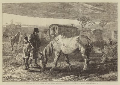 Das letzte Los, in der Allgemeinen Ausstellung von Aquarellzeichnungen, Dudley Gallery von George Housman Thomas