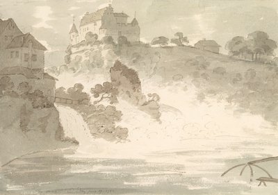 Wasserfälle bei Schaffhausen, 1782 von George Howland Beaumont