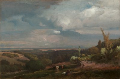 Herannahender Sturm von den Albaner Bergen von George Inness