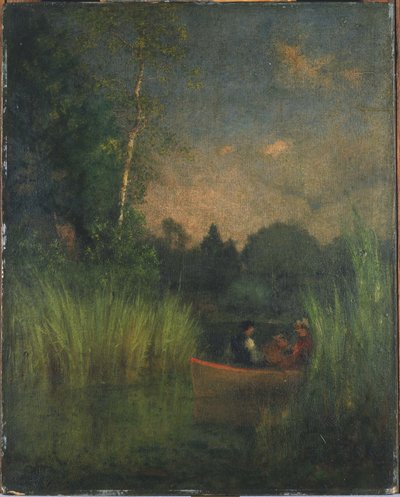Dämmerung im Schilf (Alexandria Bay) von George Inness