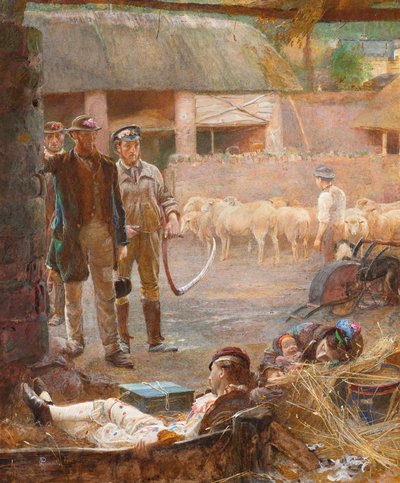 Flanierende Schauspieler von George John Pinwell