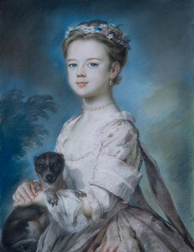 Porträt von Lady Charlotte Boyle von George Knapton