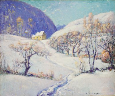 Winter im Tal von George Loftus Noyes