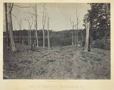 Schlachtfeld von Resacca, GA, Nr. 1 von George N. Barnard