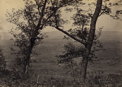 Orchard Knob von Mission Ridge von George N. Barnard