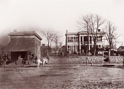 Provost Marshals Hauptquartier, Chattanooga von George N. Barnard