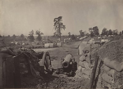 Rebellenwerke vor Atlanta, Georgia Nr. 3 von George N. Barnard