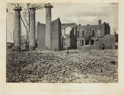 Ruinen in Columbia, S.C., Nr. 2 von George N. Barnard