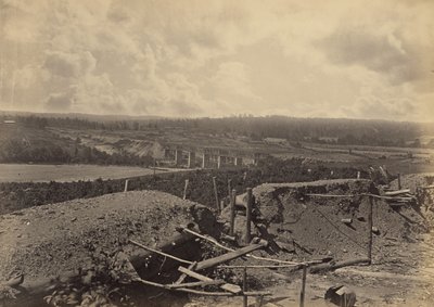 Südliches Ufer des Chattahoochie, Georgia von George N. Barnard