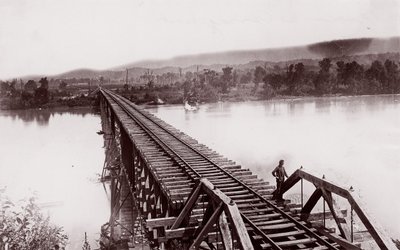 Tennessee River bei Bridgeport von George N. Barnard