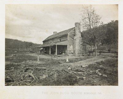 Das John Ross Haus, Ringold, Georgia von George N. Barnard