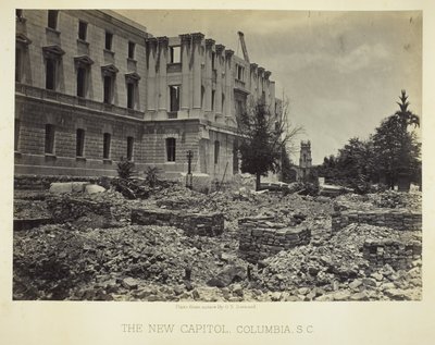 Das neue Kapitol, Columbia, SC von George N. Barnard