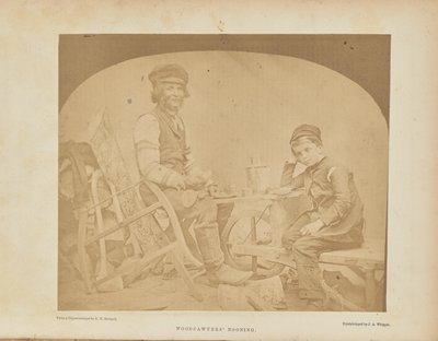 Mittagspause der Holzsägen von George N. Barnard