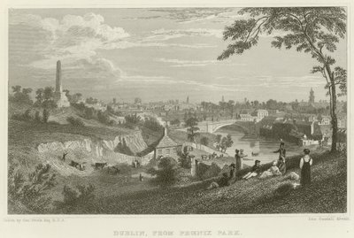 Dublin vom Phoenix Park aus von George Petrie