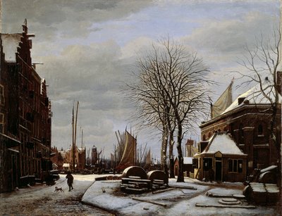 Schleifsteinmarkt in Amsterdam mit dem Gebäude 