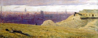 Newcastle von den Rabbit Banks, Gateshead am Tyne von George Price Boyce