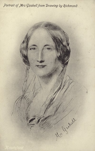 Mrs. Gaskell (1810-1865), englische Romanautorin und Kurzgeschichtenschreiberin von George Richmond