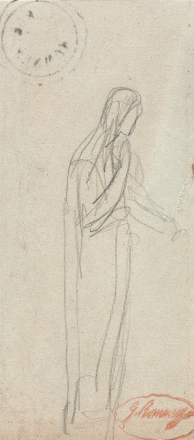 Stehende weibliche Figur von George Romney