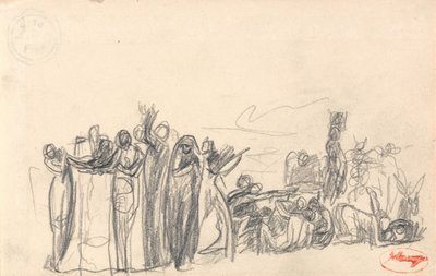 Studie einer Figurenkomposition von George Romney