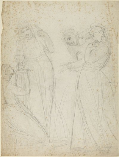 Einweihung einer rustikalen Nymphe von George Romney
