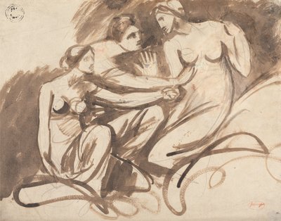 Macbeth: Drei Hexen von George Romney