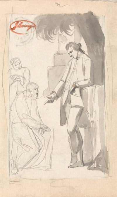 Major Thomas Pearson und der Brahmane von George Romney