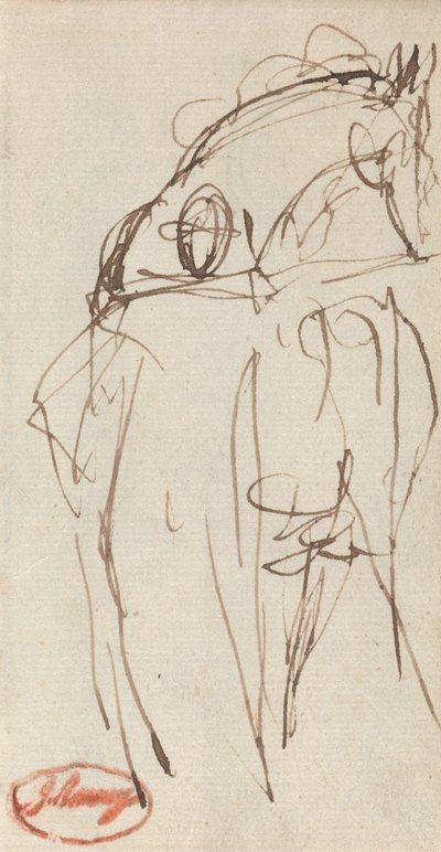 Mann und Pferd von George Romney