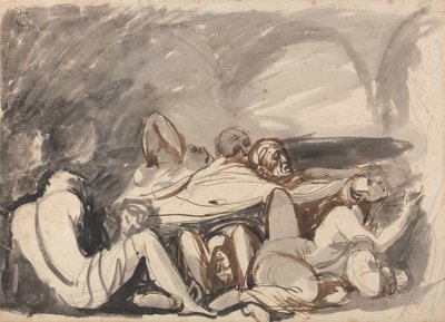 Gefängnisszene von George Romney