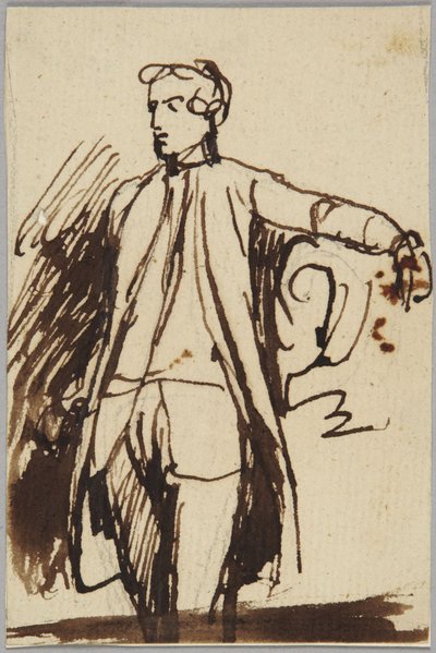 Stehende männliche Figur von George Romney
