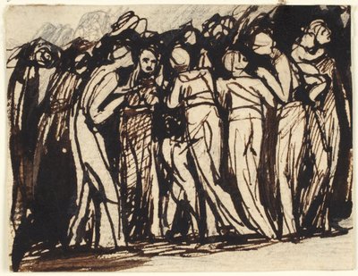 Stehende Frauen und Kinder von George Romney