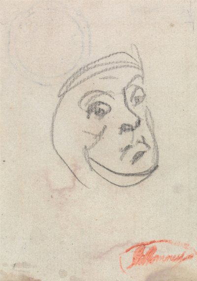 Studie eines Kopfes von George Romney