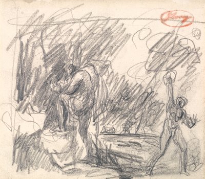 Das Verlassen und die Rettung von Perdita aus "Das Wintermärchen" von George Romney