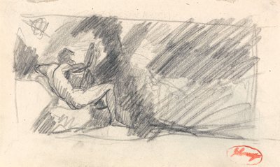 Unbekannte Figurenstudie von George Romney